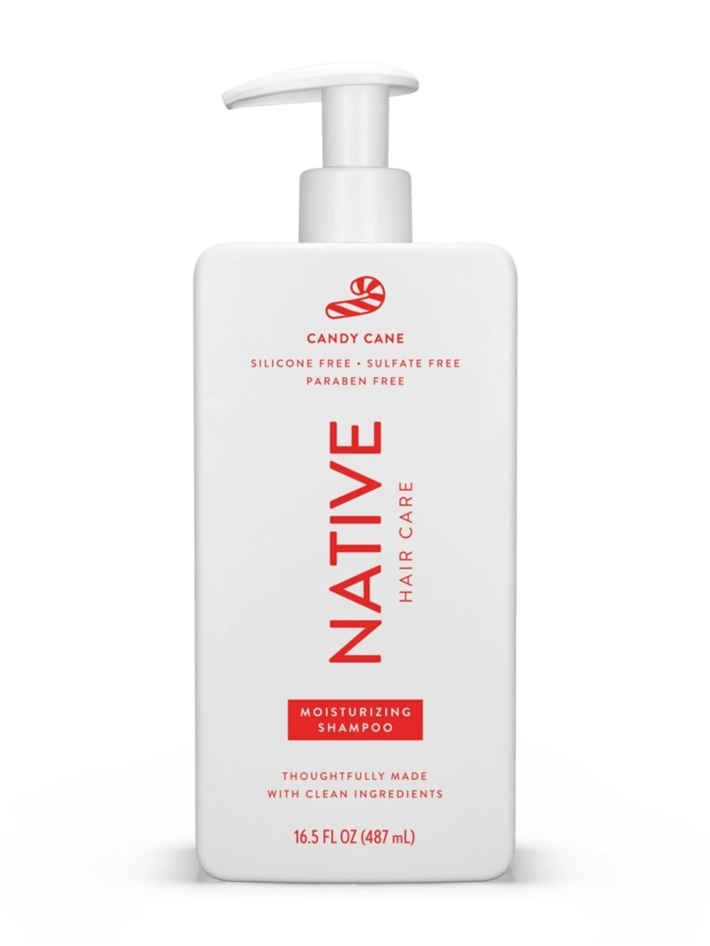 Native 💮 limited edition candy cane moisurizing shampoo large 16.5